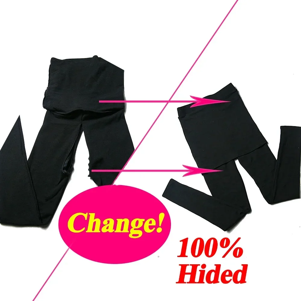 Calzoncillos de mujer para sexo al aire libre, pantalones con entrepierna abierta, pantalones sin entrepierna, mallas ajustadas de algodón con abertura de cintura alta, mallas abiertas para mujer, color negro