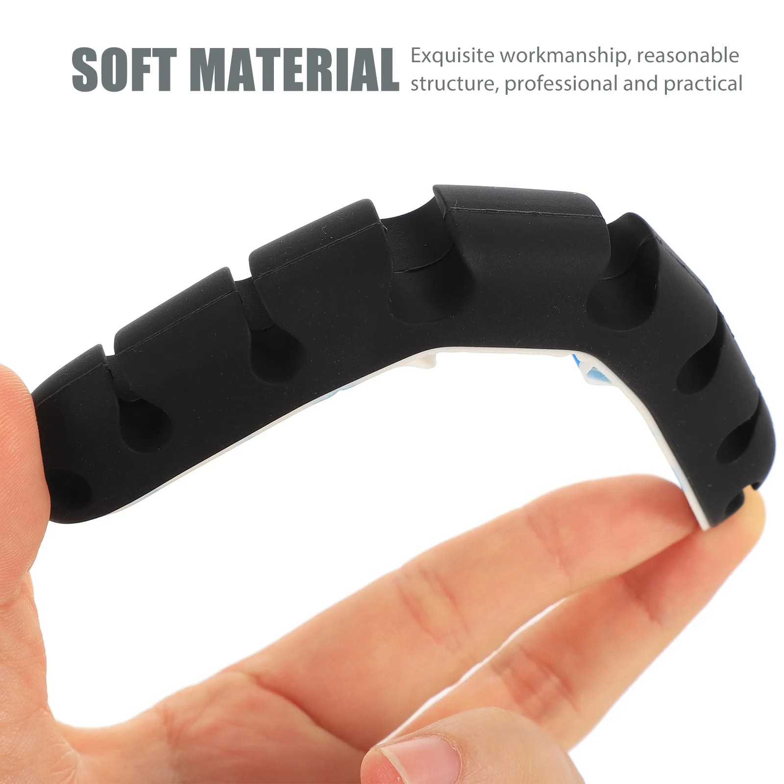 

2Pcs Desktop Cable Organizer 8 Slots Silicone Wire Management Adhesive Cord Keeper USB Clip Cord Keeper Wire Organizer