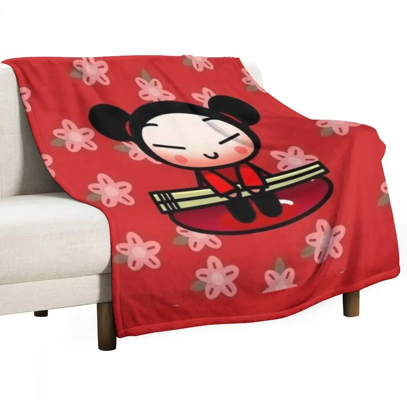 

Pucca Throw Blanket Lightweight Warm Blanket for Indoor Outdoor Use