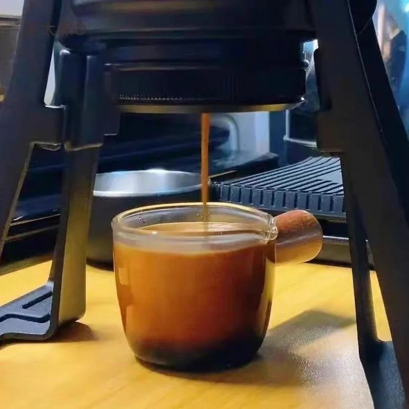 Extract espresso coffee Portable hand-pressed star coffee machine three generations