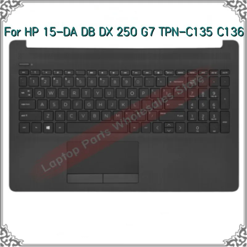 New Original Touchpad Keyboard With Shell C For HP 15-DA DB DX 250 G7 TPN-C135 C136 With Keyboard Case