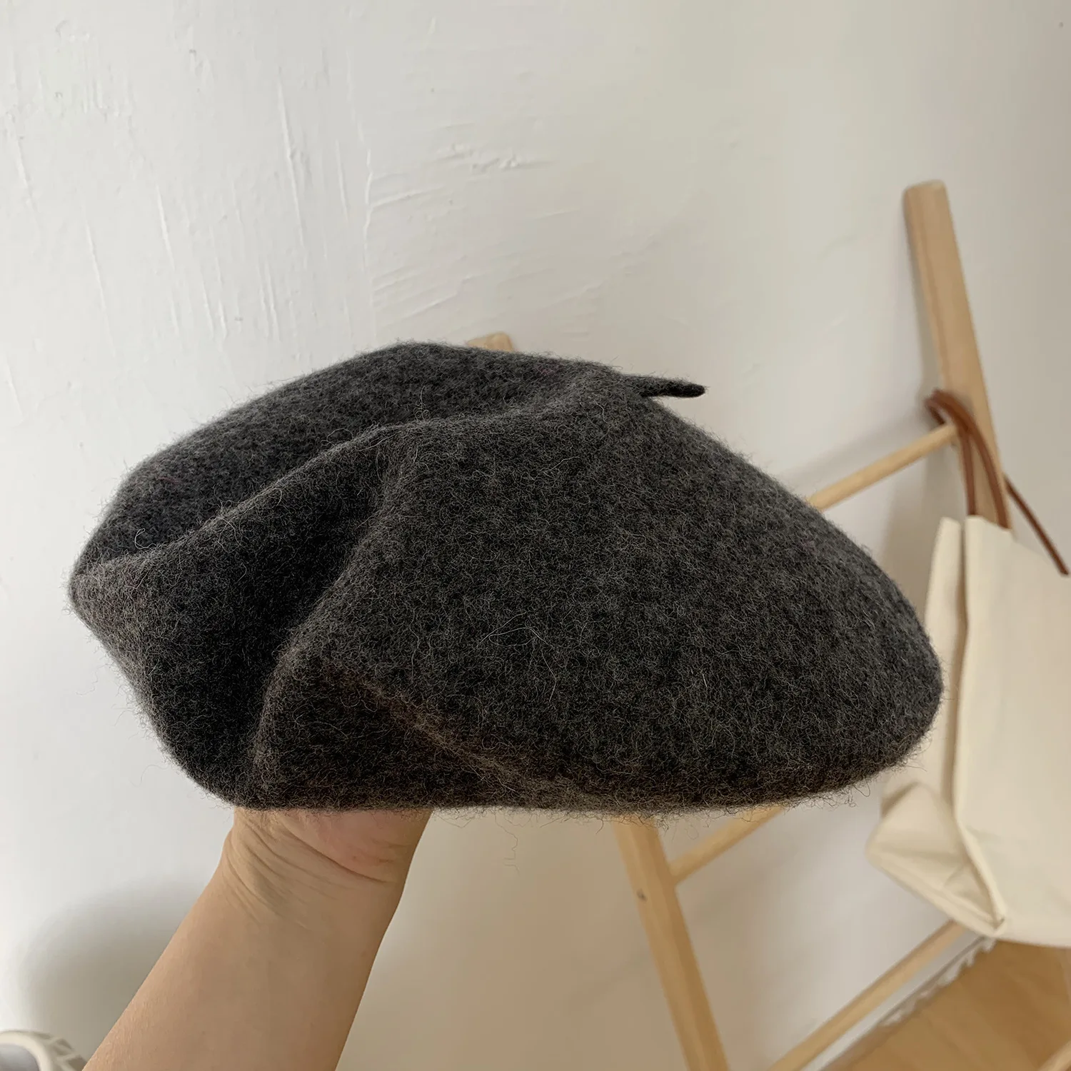 100% Wool Retro Beret Hat Autumn Winter Women British Hepburn stylish Artist Painter Hats Thick Warm Woolen Pumpkin Beanies Cap