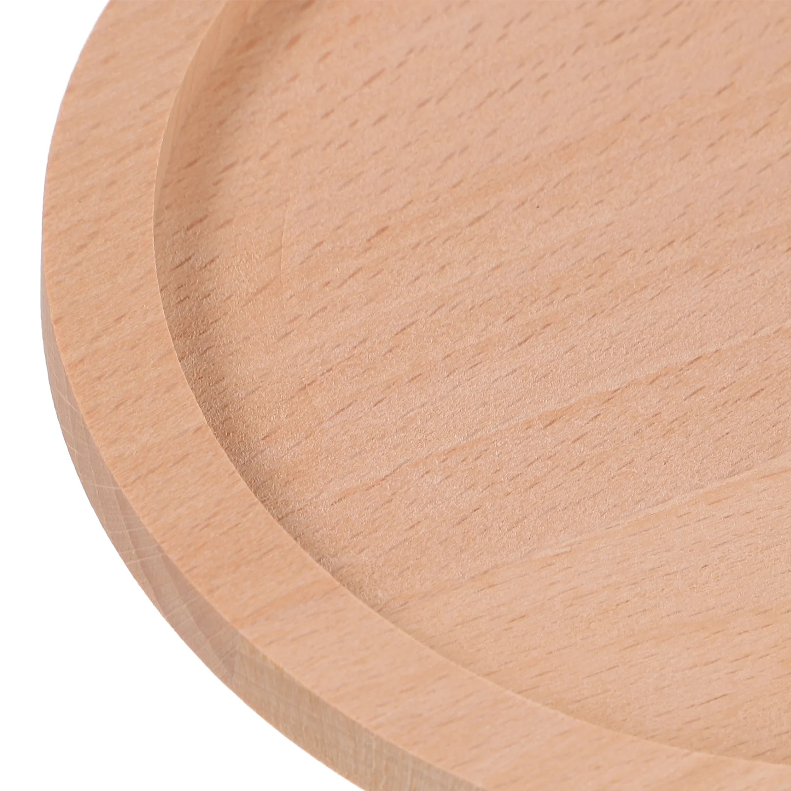 1Set Exquisite Wooden Jewelry Tray Storage Plate Moon and Round Shape Desktop Organizer for Jewelry Cosmetics and Keys