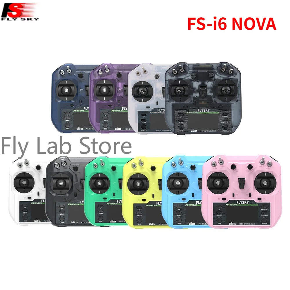 Flysky FS-i6 NOVA 10CH 2.4G AFHDS 2A RC Transmitter With X8M Receiver Open Source Radio Controller for FPV Drone Fixed Wing RC