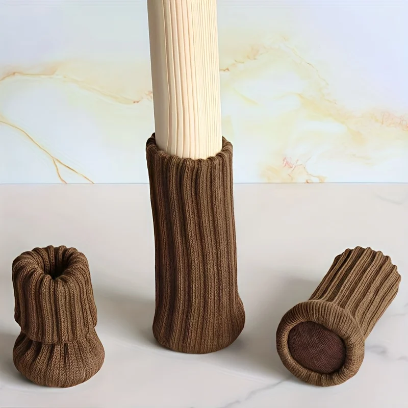 16pcs, Anti-Noise Table And Chair Leg Socks, High-Elastic Floor Protectors, Non-Slip Chair Leg Socks, Furniture Leg Covers