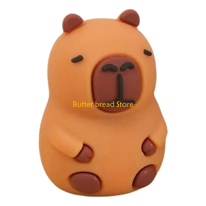 W89C Handheld Pencil Sharpener Plastic Manual Pencil Sharpener Lovely Capybara Pencil Sharpener Pencil Cutting Tool