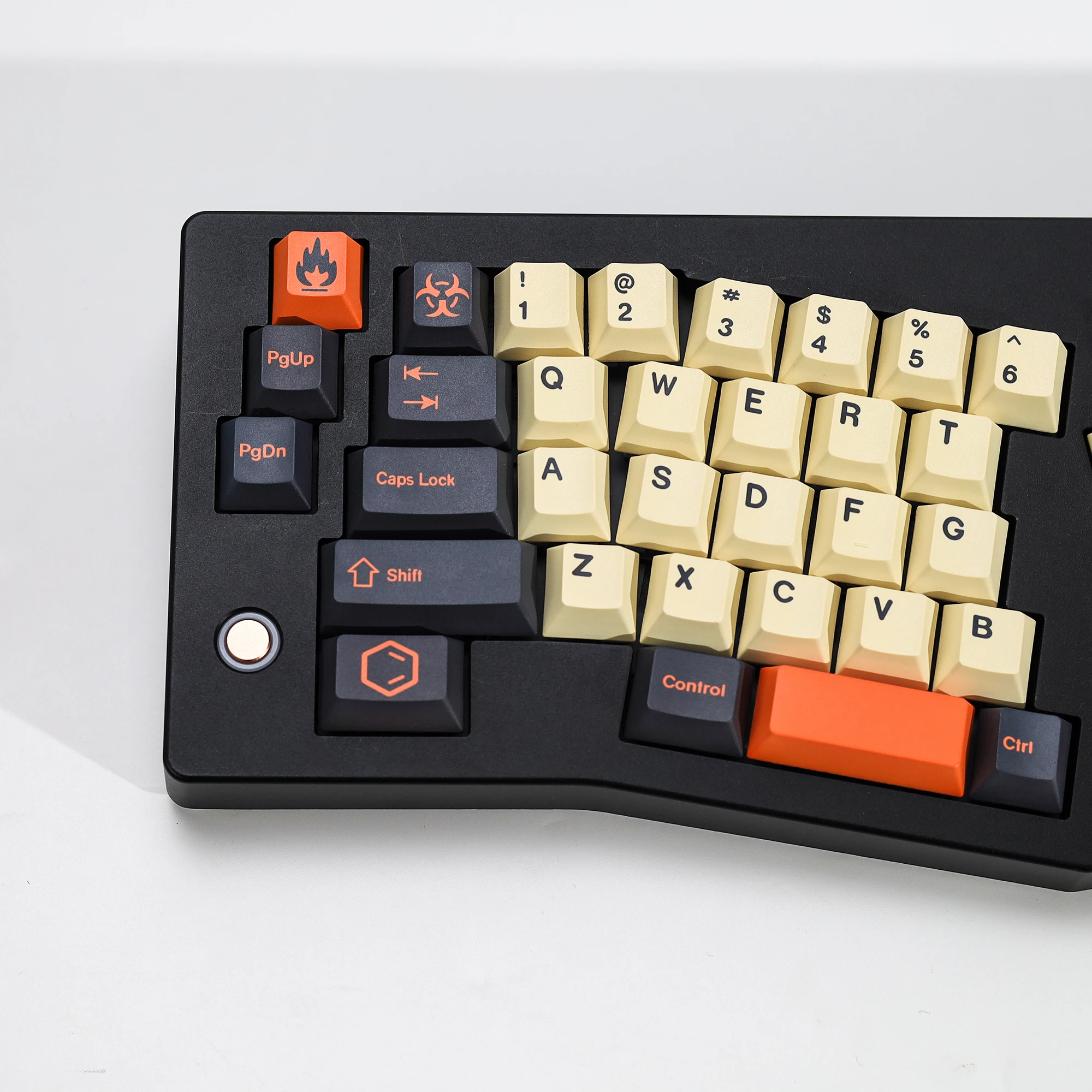 KBDiy GMK Tastenkappen Retro GMK Carbon Cherry Profil PBT Alice Tastenkappen Benutzerdefinierte DIY für MX-Schalter Gaming 60 Mechanische Tastatur KIT – Detail 8