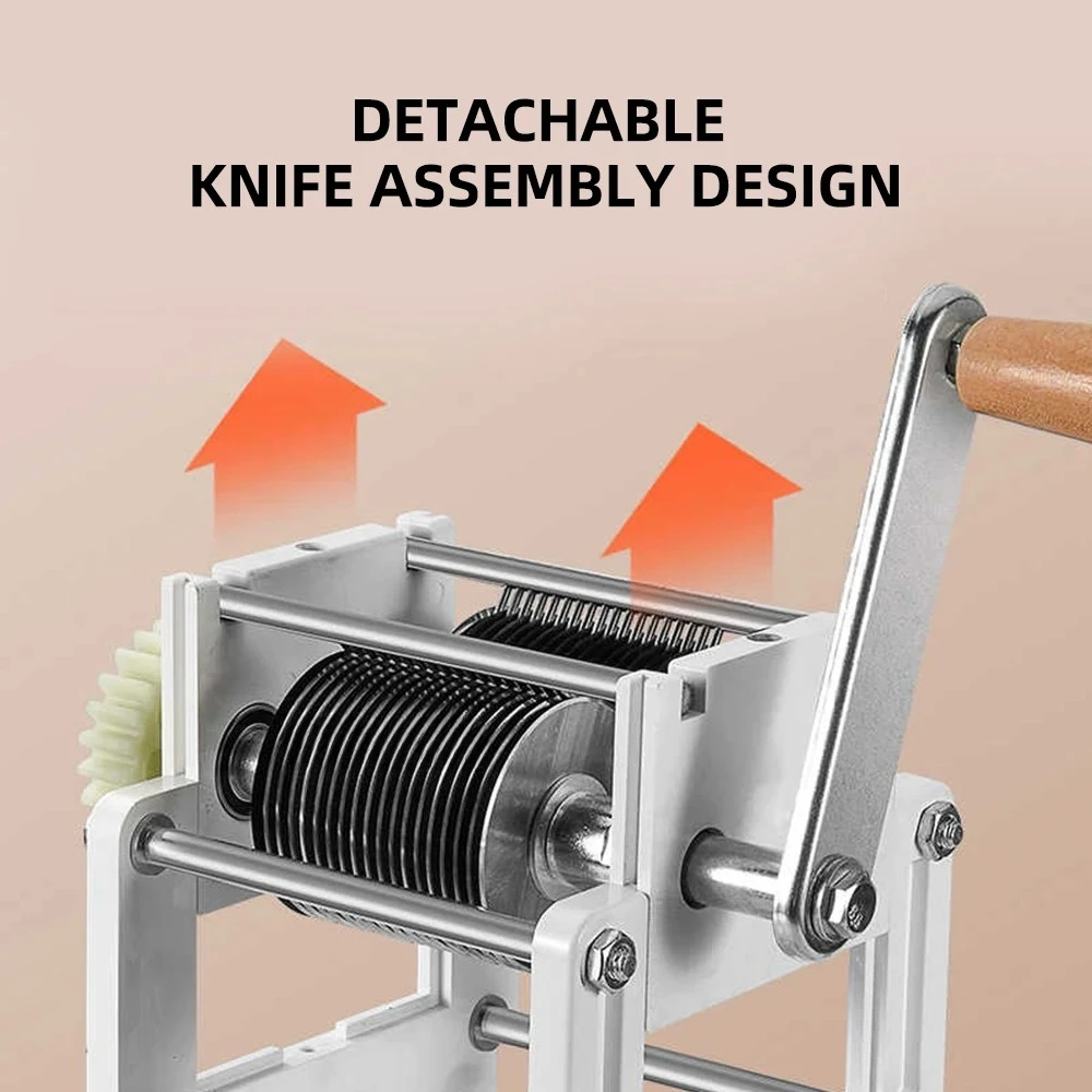 Commercial Manual Meat & Vegetable Slicer, Stainless Steel Food Chopper with Dicer for Chili, Onion, Potato & Meat