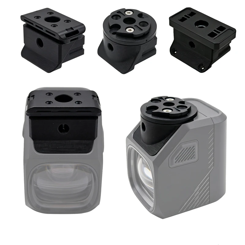 For Magicshine CBL1600 PRO/CBL1700 PRO Headlight Base Magnetic/Rotating Conversion Mount Cycling Light Modification Accessories