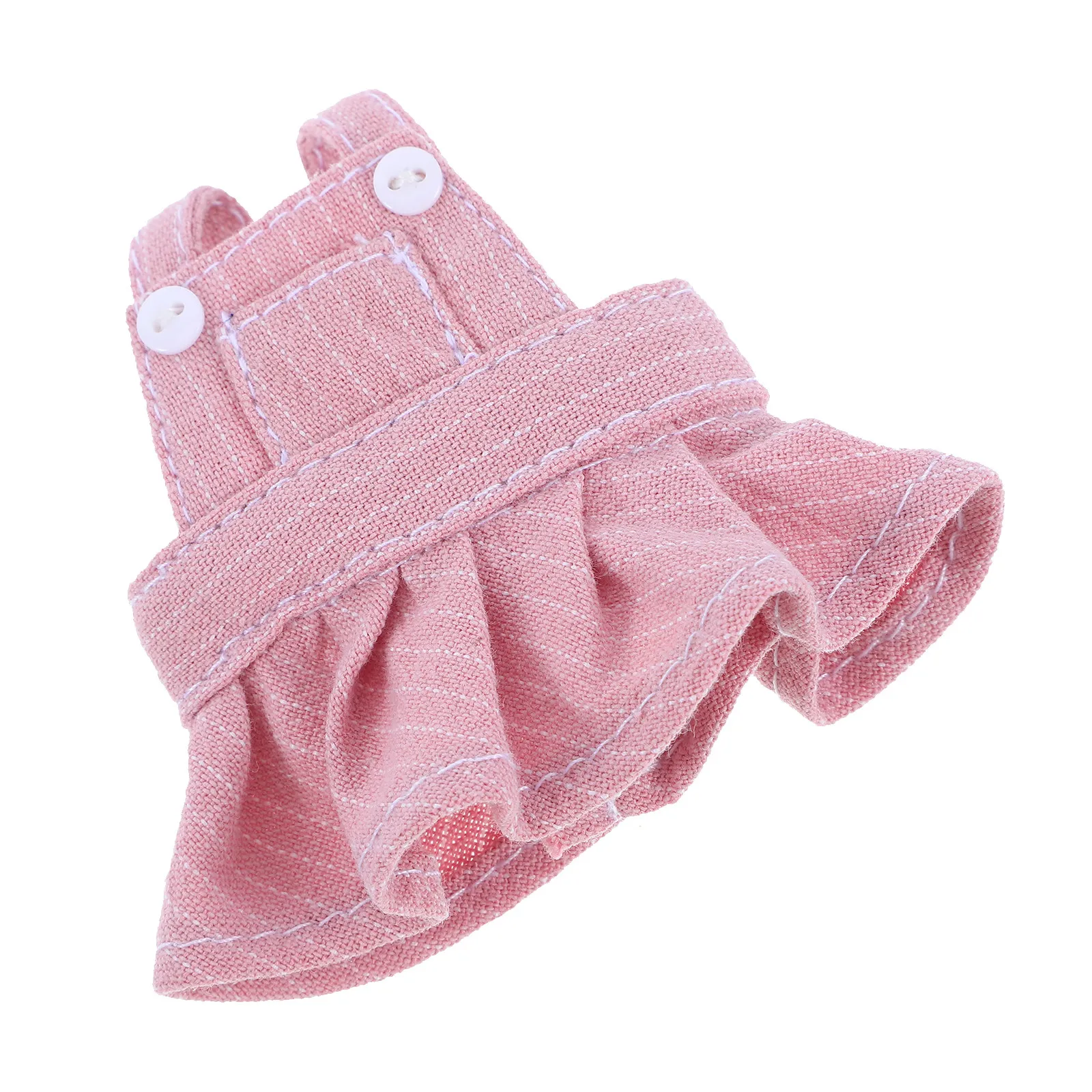 

Stuffed Bear Clothing Small Animal Replaceable Skirt Overall Dress Wear-Resistant Cute Soft Outfit Accessory for Collectors
