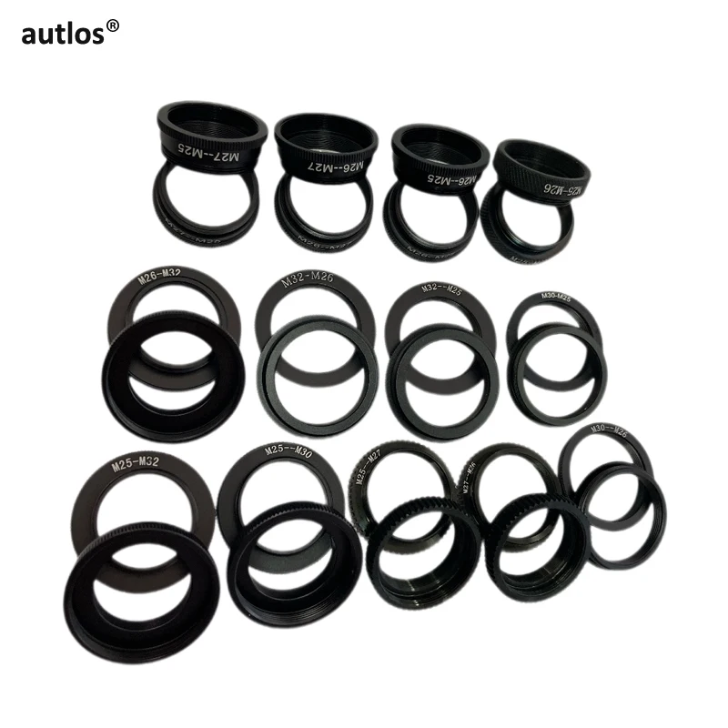 M25 to M26 to M30 to M32 Microscope Objective Lens Adapter Ring for Microscope