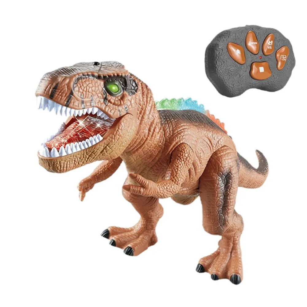 Traagheidsglijdende RC Dinosaurus Auto Speelgoed Modellen Plastic Afstandsbediening Robot Speelgoed Draagbare Cartoon Simulatie T-Rex Speelgoed