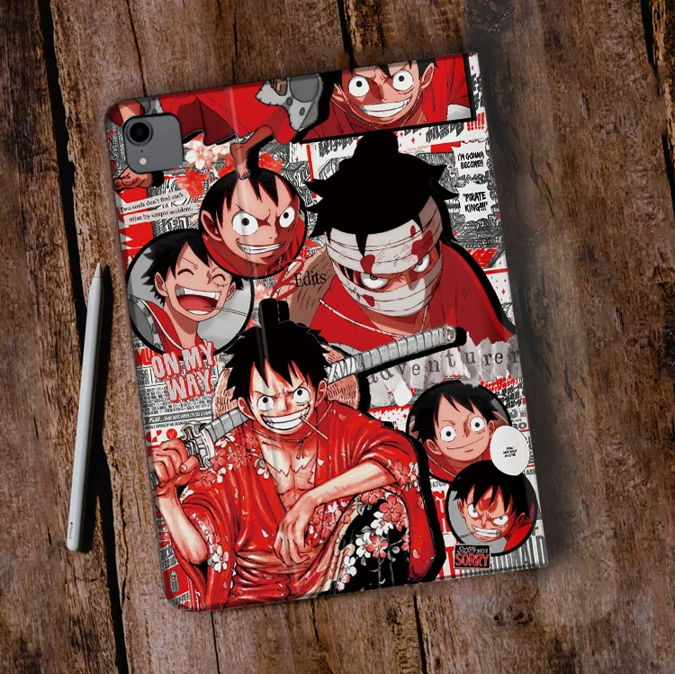 Anime Luffys Cool O-Ones Pieces For Case Luxury Silicone For iPad Pro11 12.9 inch 2022 iPad 10.2 Air 4 5 10.9 Mini 4 5 6  9.7th