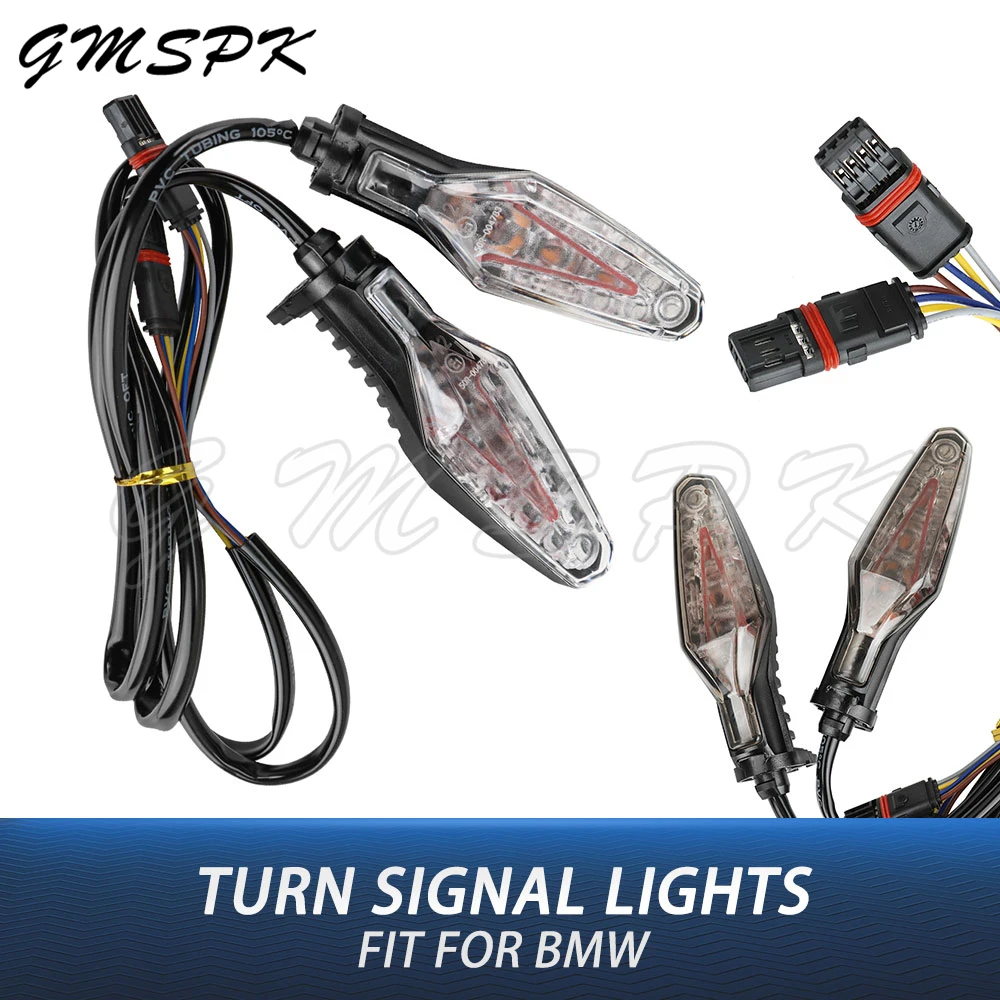 

Fit for BMW S1000XR S1000RR S1000R M1000RR S 1000 RR XR 2021-2024 Motorcycle LED Turn Signal Lights Rear Flashing Indicator Lamp