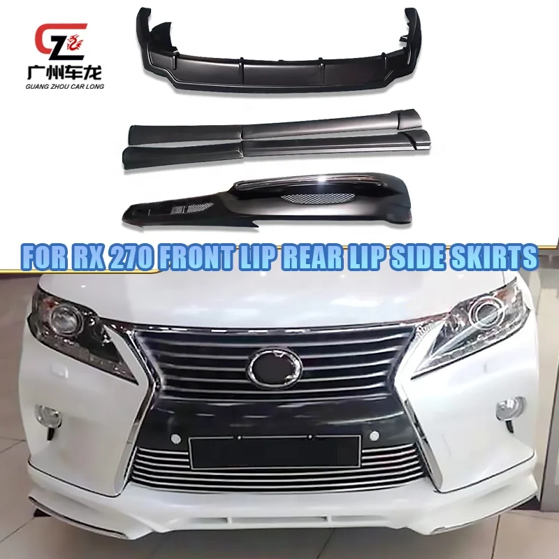 Car Bodykit For Lexus RX270 RX350 RX450H Front Lip Rear Diffuser Lip Side Skirt Car Body Kits Exterior Accessory Parts