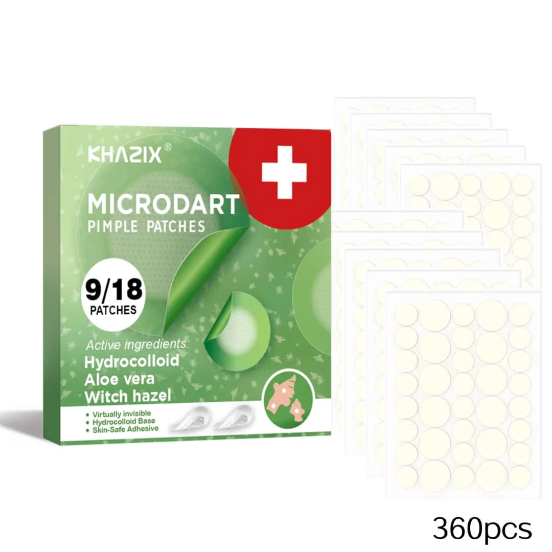 360pcs Ultra-thin Hydrocolloid Acne Patch: 0.1mm invisible thickness, not obtrusive even when viewed up close.