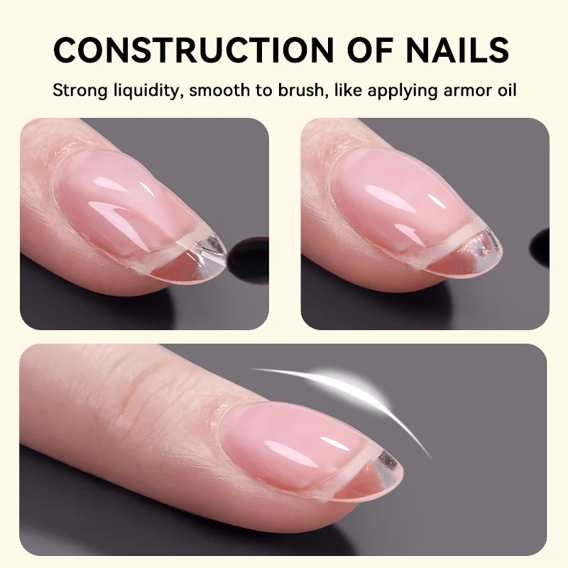 UR SUIKER 15 ml 9 IN 1 Basis Gel Versterking Gel Nagellak Efficiënte Functie Building Lijm Lijm voor Nail tips Decoratie