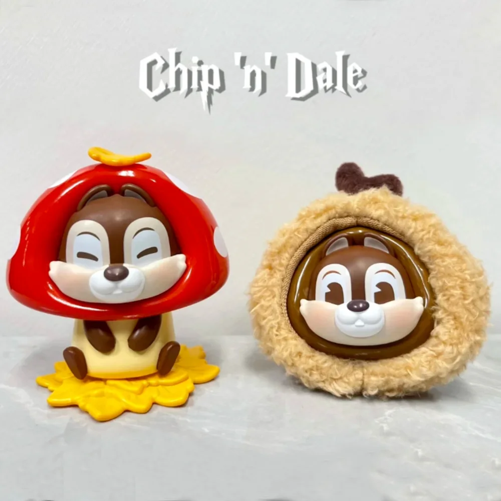 Disney Chip y Dale Chestnut Fight figuras de acción de juguete Disney Squirrels Chip & Dale Anime figuras de juguete muñecas colección regalos