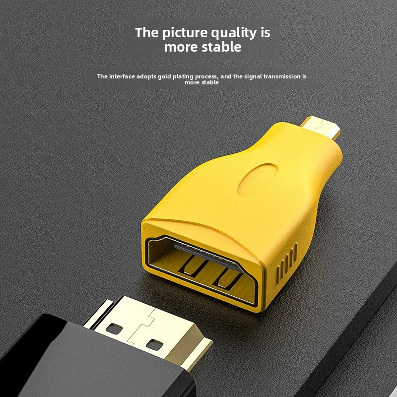 Micro HDMI Male to HDMI Female Adapter, for DSLR Camera Camcorder Monitor, Full HD Support