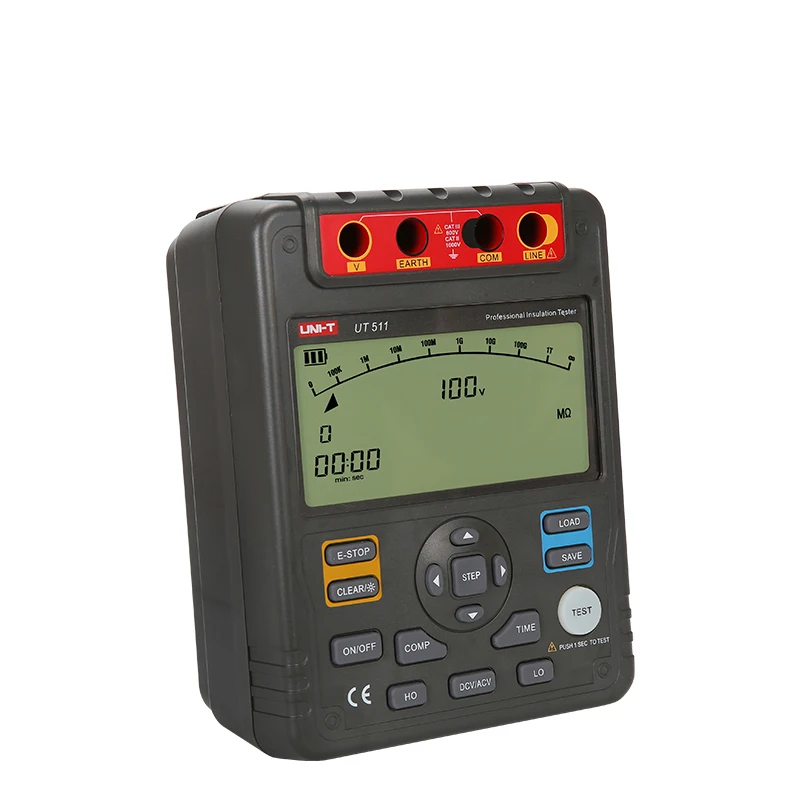 UT511 ac dc insulation resistance tester 9999 count with bar graph display