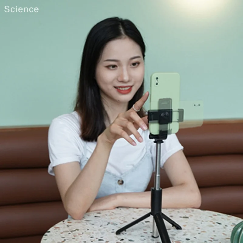 휴대 전화 Selfie 스틱 삼각대 블루투스 원격 무선 Selfi 스틱 전화 홀더 스탠드 전화에 대 한 아름다움 채우기 빛