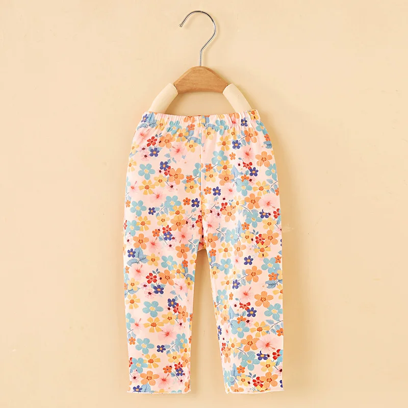 Pantalones cortos para niñas de 2 a 6 años, Capri fresco de dibujos animados, pantalones finos para bebés, estilo de verano