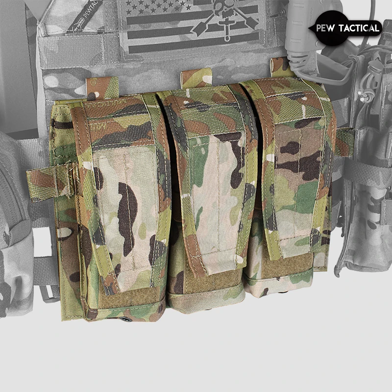 

PEW TACTICAL AVS DETACHABLE FLAP M4 PLATE CARRIER MOLLE TACTICAL MAG POUCH Airsoft Accessories