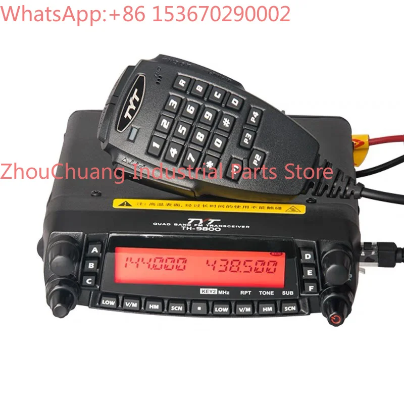 Latest version TYT TH-9800 50W Quad Band 29/50/144/430MHz woki toki 2-Tone/5-Tone Mobile Transceiver