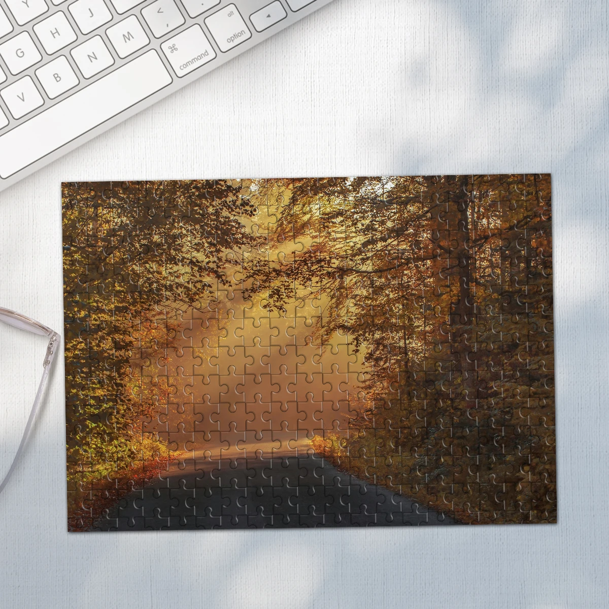 35/300/500/1000pcs Personalized Custom Photo Puzzle Wedding Photos Customize Jigsaw Puzzle For Couples Family Christmas view 2