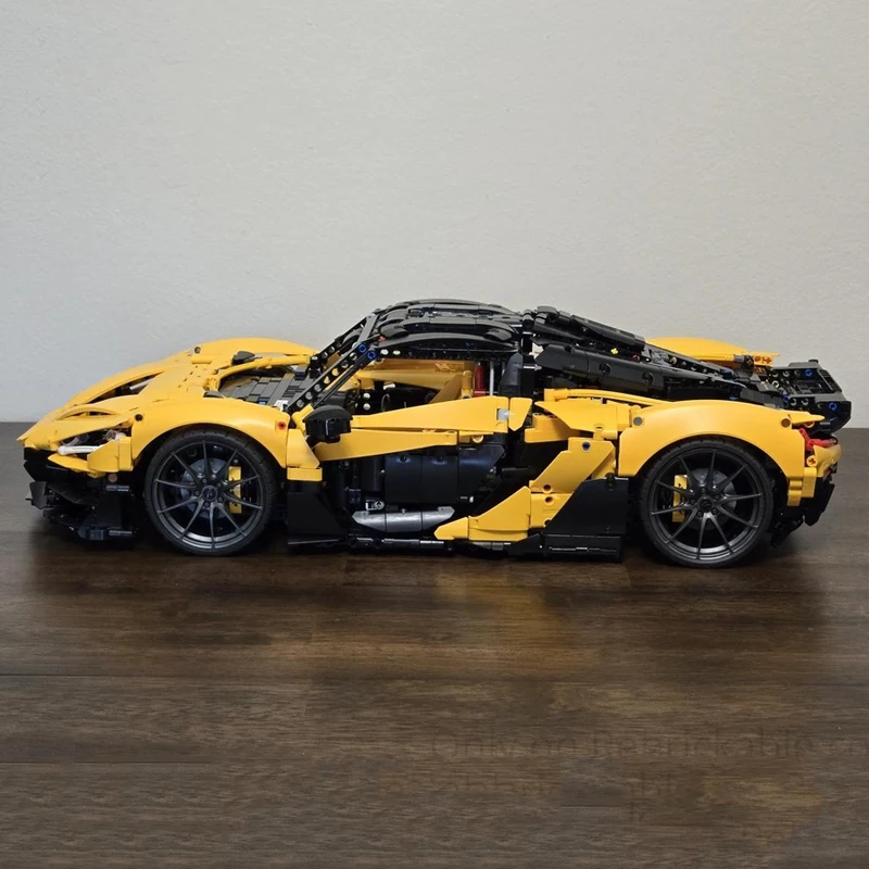 新しいMOC 1:8 テクニカルスーパースポーツカー W1モデル 組み立てブロック ハイパーカー DIYパズル おもちゃ 子供向け誕生日プレゼント
