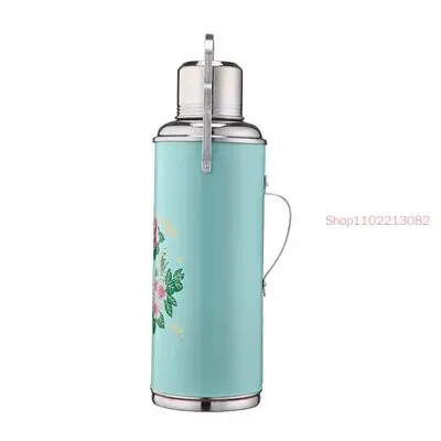 1.2l/2l Retro Travel Thermosflask Water Coffee Bottle Stainless Steel Cup Mug Heat Cold Preservation