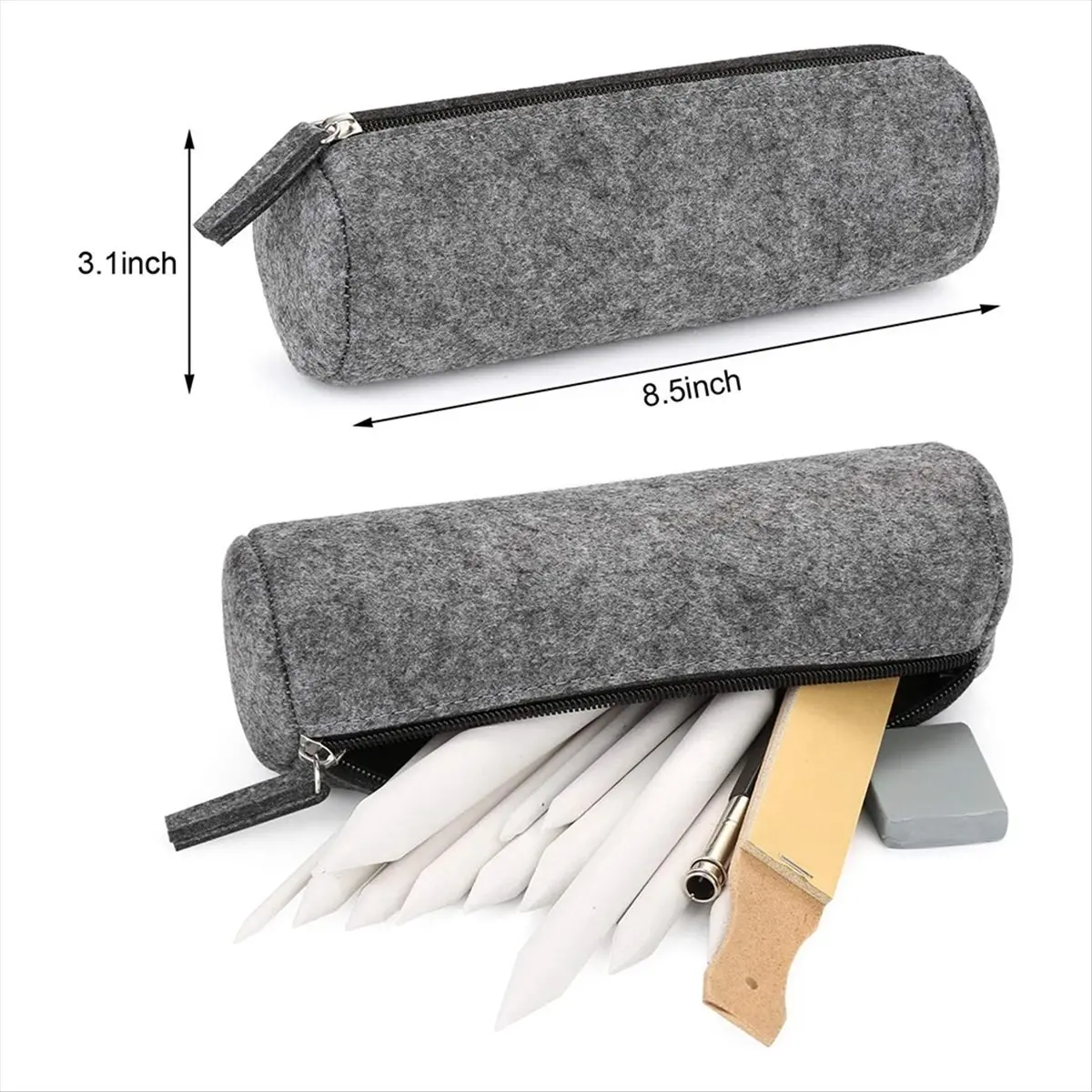 AA83 22 PCS Sketch Drawing Tools, 16 Blending Stumps Set with 2 Sandpaper Pencil Sharpeners, 1 Pencil Extension Tool