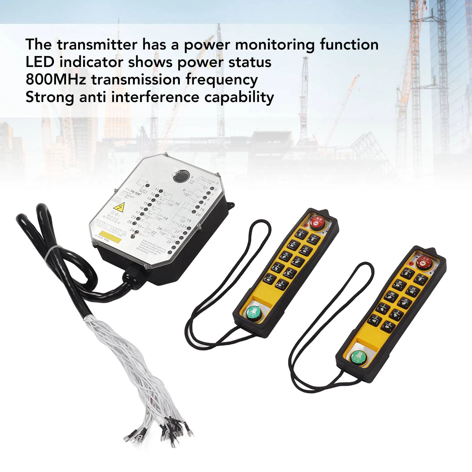 رافعة لاسلكية للتحكم عن بعد ضد السقوط مقاومة للماء رافعة كهربائية للتحكم عن بعد للرافعة اللاسلكية للتحكم عن بعد