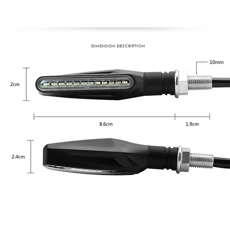 E11-mark motorfiets flasher led stromende richtingaanwijzers licht voor suzuki drz 400 macbor hypermotard 821 xr250 cf motorfiets 650 mt