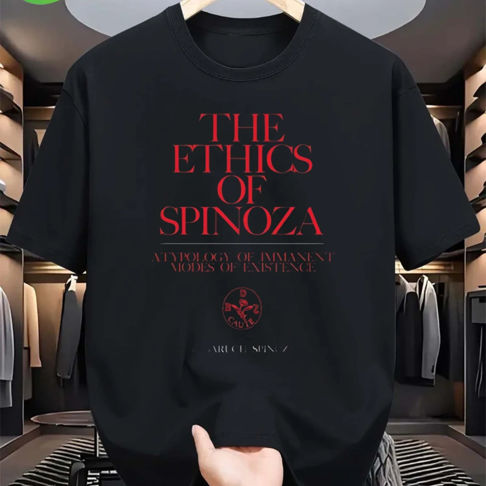 Camiseta Spinoza 76 Encounters Deleuze Philosophy con un diseño kitsch, camisetas para hombre para verano, unisex