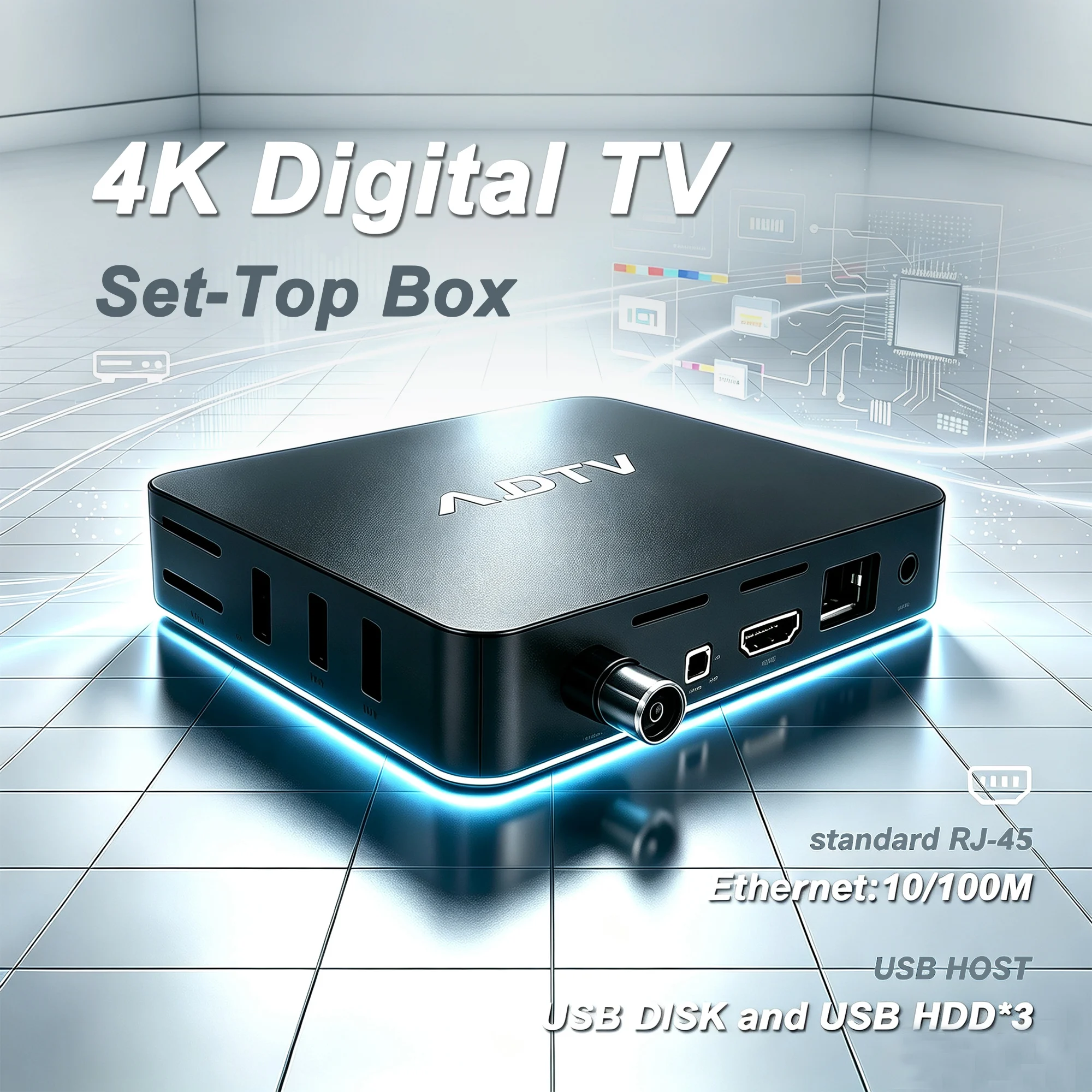 Hybrid digital TV set-top box (STB): OTT + DVB-T2/DVB-T/C/ISDB/ATSC dual-mode set-top box