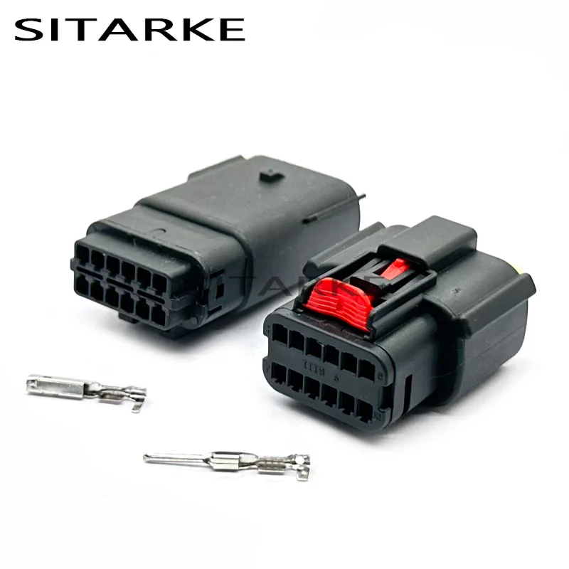 5 Sets Molex MX150 Automotive Headlight Connector 12 Pin Black Housing Receptacle Plug 33482-1201 33472-1201 for Vehicle Lightin