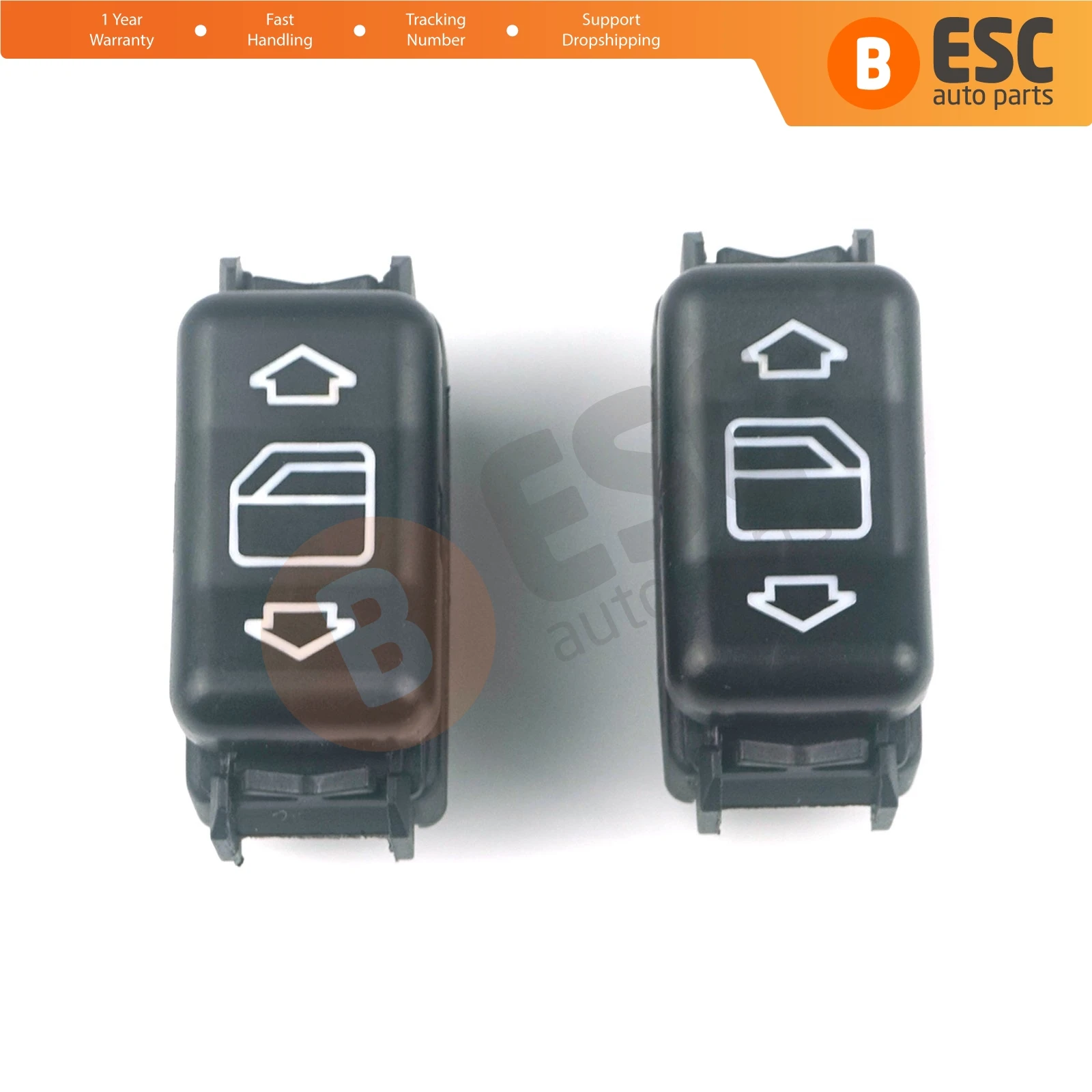 EDP631+EDP632 Center Console Master Electric Power Window Switch Left Right 1248204610 For Mercedes Benz E W124 W126 W201 W463