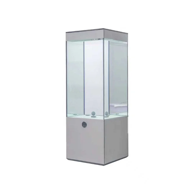 

*Goldfish Bowl Living Room Floor Mounted Household Glass Vertical Square Aquarium