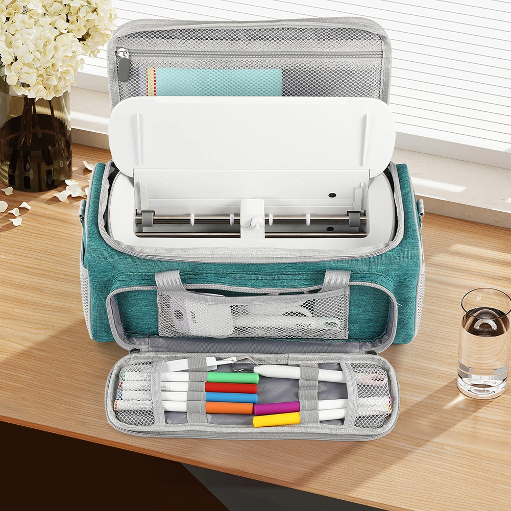 

Portable Storage Bag Shockproof Travel Protective Case Anti-scratch with Multi Pockets for Cricut Joy Xtra Smart Cutting Machine
