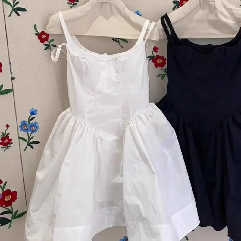 

summer 2024 new baby girl dress summer style retro children's dress summer dress kids clothes girls