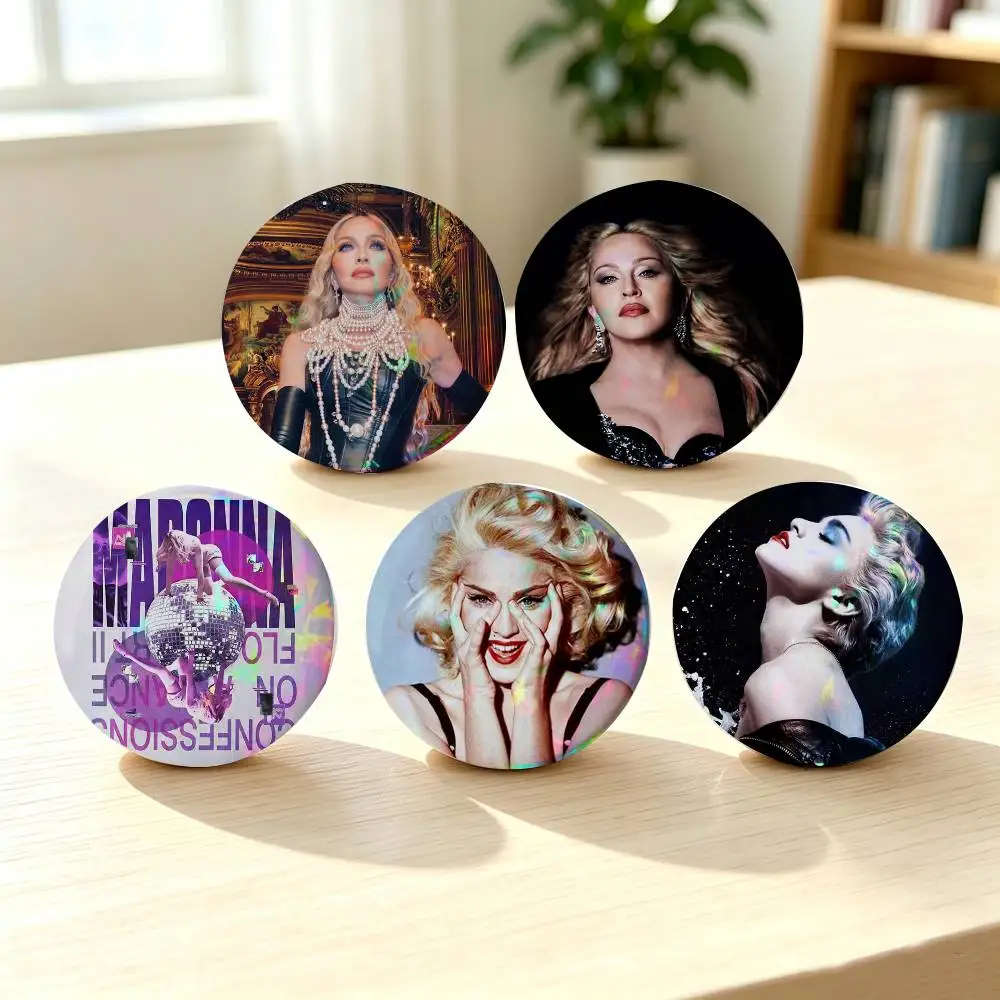 Queen of Pop M-Madonna CONFESSIONS II  Badges Creative Tinplate Button PinsBrooch Badge Clothes Backpack