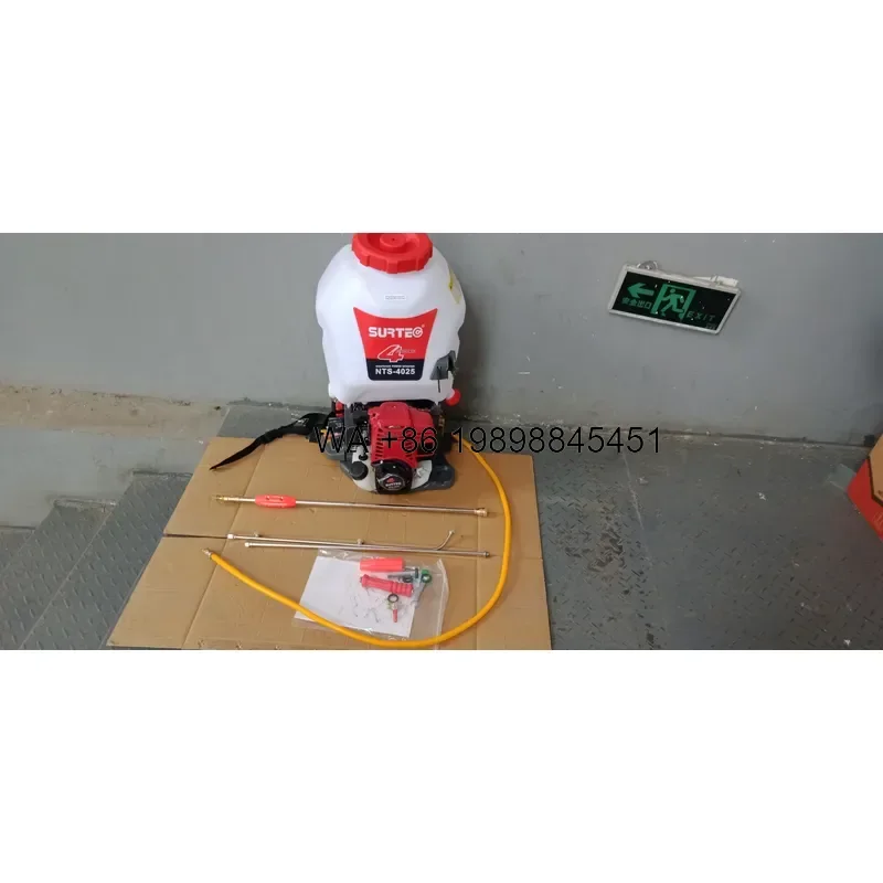 Wmwmnu 25L NTS4025 Gas Powered 4 Stroke High Productivity Backpack Garden Sprayer with Pump for GX35 or 139F Knapsack Mist