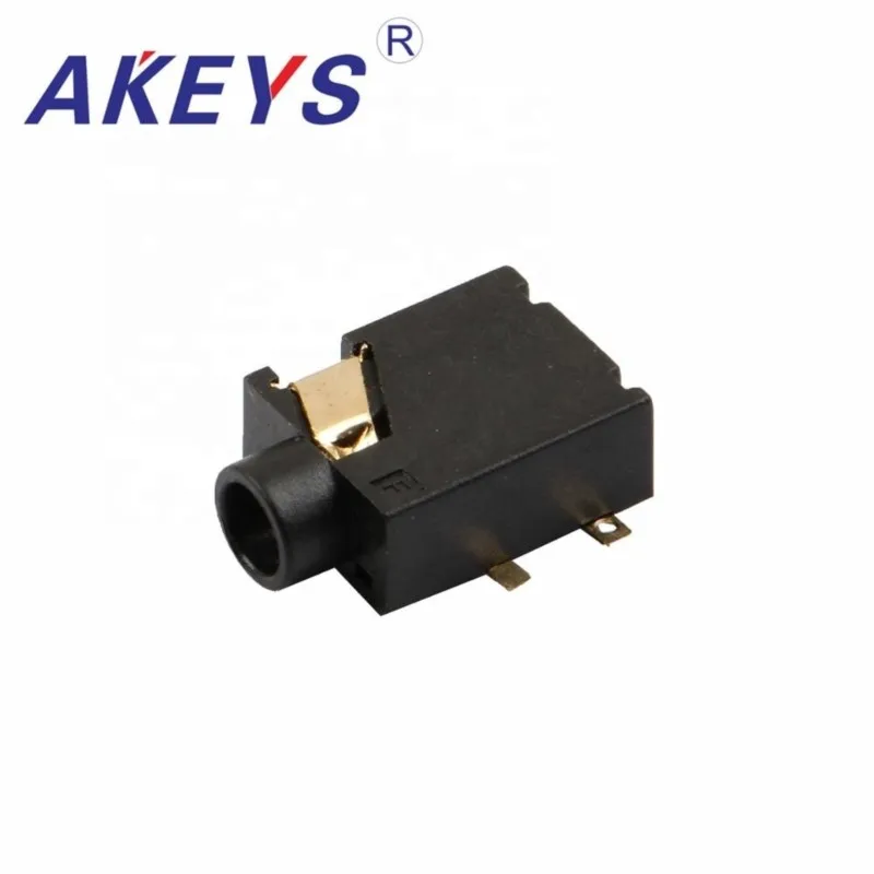 10 PCS PJ-365 3.5 Earphone Jack 5pin Paster 2 Fixed Pin Diameter 3.5mm Jack For Microusb Socket Switch