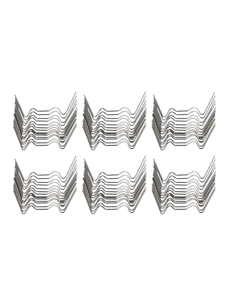 100pcs Stainless Steel Glazing Brackets for Fixing Glass Sheets in Greenhouse Construction and For Garden Growing Spaces