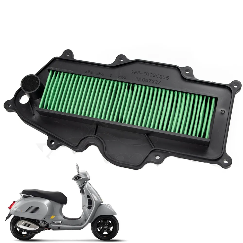 Motorcycle Air Filter Intake Cleaner GTS Fit Accessories For Vespa GTS 125 GTS Super 125 4T 150 Super 3V IE ABS 300 GTV 300