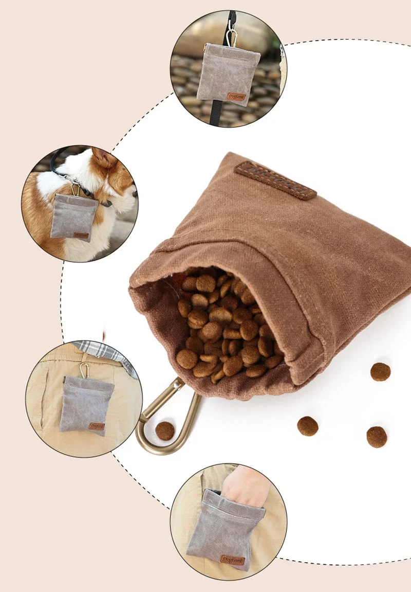Dog Treat Pouch Opened