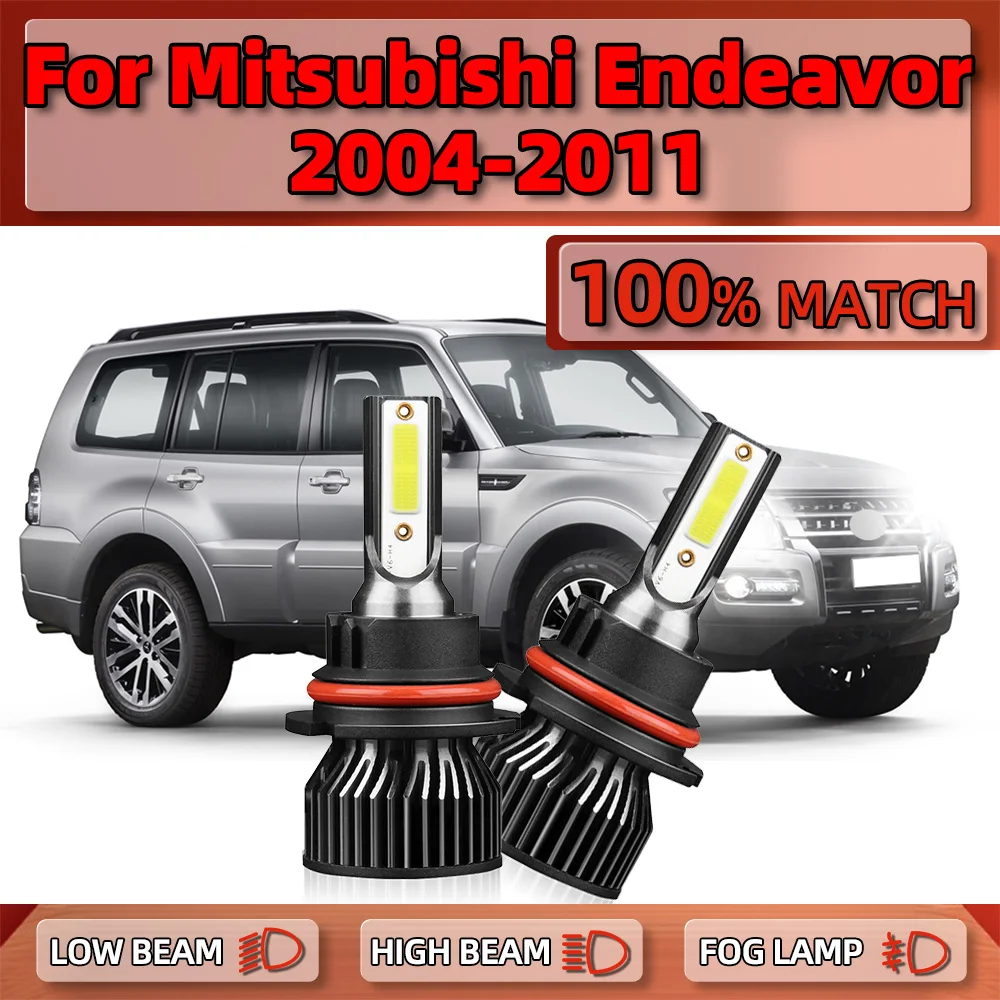 

20000LM LED Car Headlight Bulbs 120W 6000K White CSP Chips Auto Lamps 12V For MITSUBISHI Endeavor 2004-2007 2008 2009 2010 2011