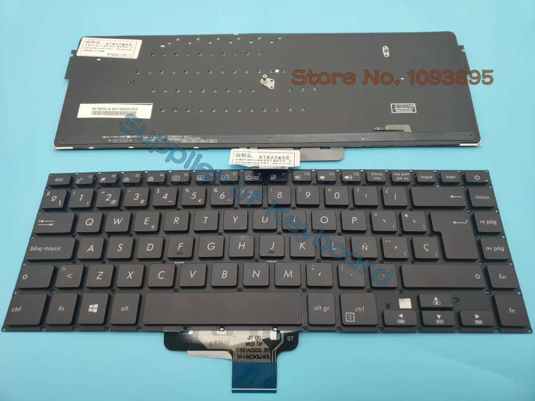 

NEW For ASUS VivoBook S510U S510UA S510UN S510UQ S510UR U5100UQ Latin Spanish Keyboard Backlit