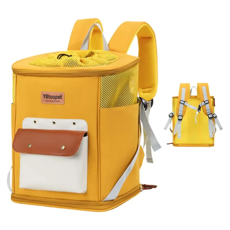 outdoor-daily-travel-lightweight-dual-shoulder-pet-bag-dog-carrier-handbag-bag-pull-rod-bag-oxford-cloth-contrast-color